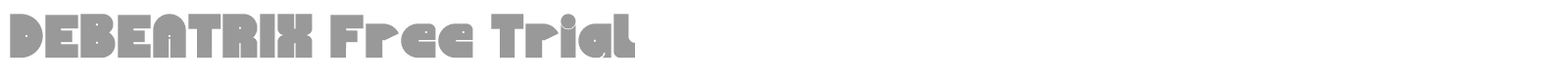 Debeatrix font preview
